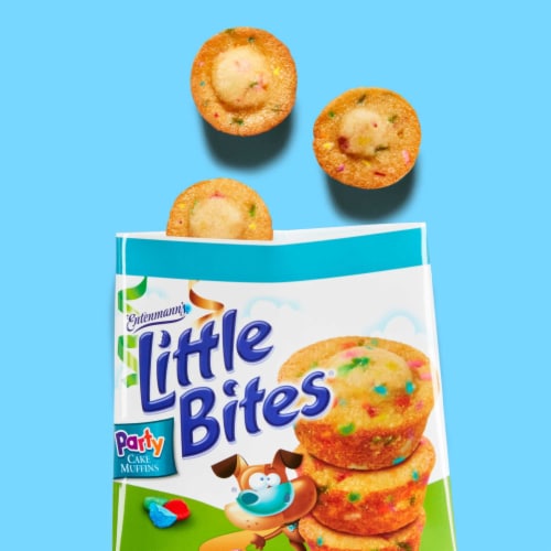Entenmann's Little Bites Party Cake Mini Muffin Pouches Perspective: bottom