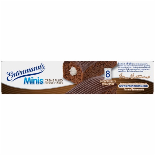 Entenmann's® Minis Creme Filled Fudge Cakes Perspective: bottom