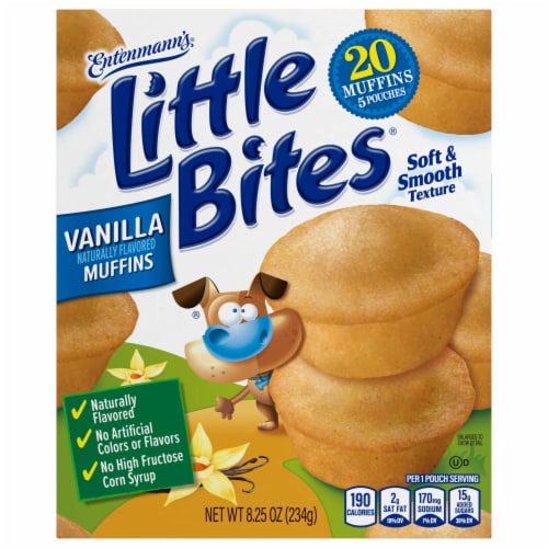 Entenmann's® Little Bites® Limited Edition Vanilla Mini Muffin Pouches Perspective: bottom