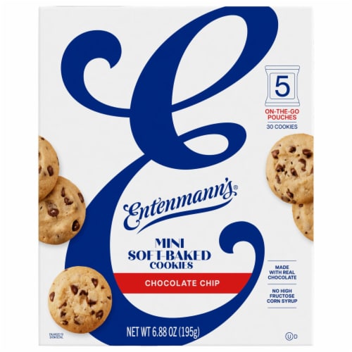 Entenmann's Soft-Baked Chocolate Chip Mini Cookies Perspective: bottom