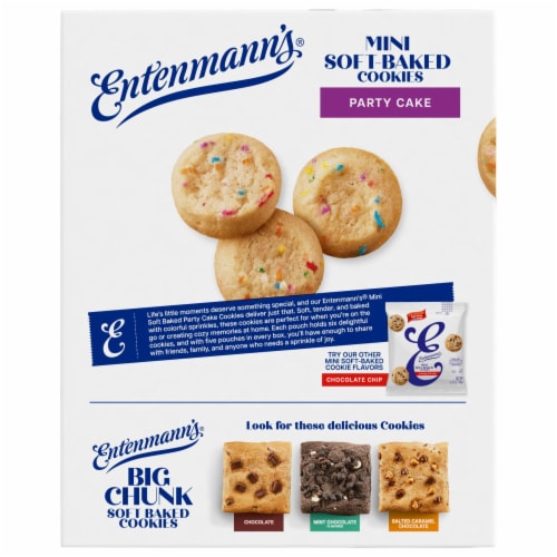 Entenmann's Soft-Baked Party Cake Mini Cookies Perspective: bottom
