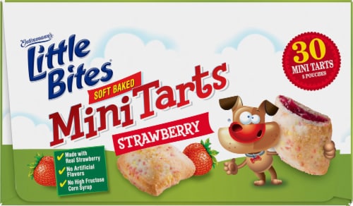 Entenmann's® Little Bites® Strawberry Soft Baked Mini Tarts Perspective: bottom