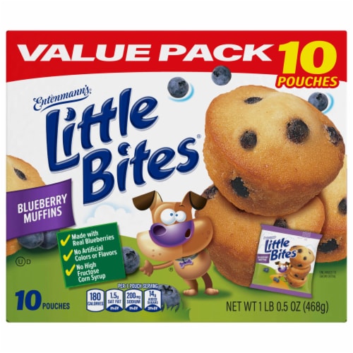Entenmann's Little Bites Blueberry Mini Muffins Perspective: bottom