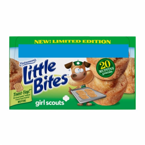 Entenmann's Little Bites Girl Scouts Toast-Yay! French Toast Muffins Pouches Perspective: bottom
