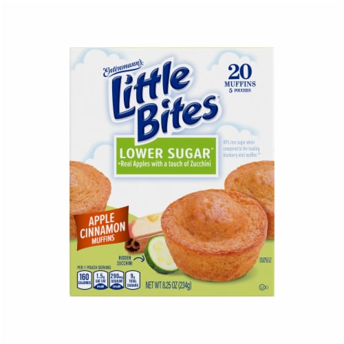 Entenmann's Little Bites Lower Sugar Apple Cinnamon Mini Muffins Perspective: bottom