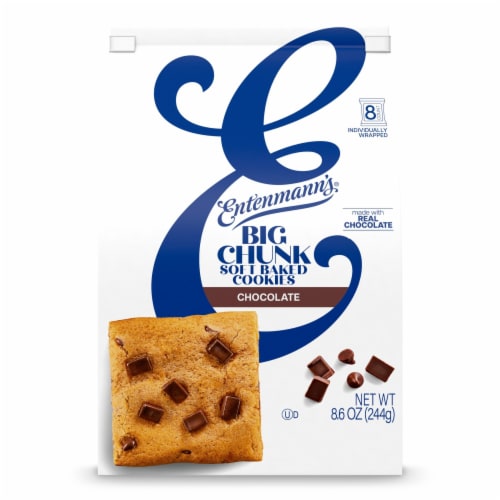 Entenmann's Big Chunk Chocolate Chip Soft Baked Cookies Perspective: bottom