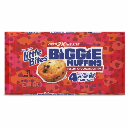 Entenmann's Little Bites Feelin’ Chocolate Chippy Biggie Muffins Perspective: bottom