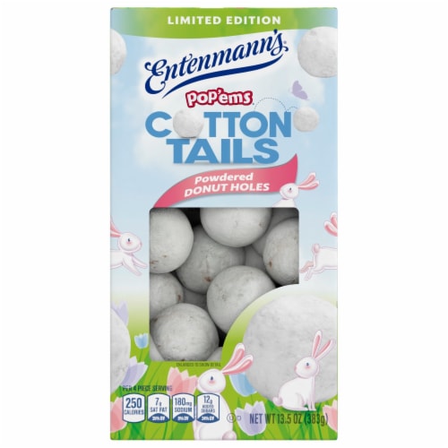 Entenmann's Pop'ems Cotton Tails Donut Holes Perspective: bottom