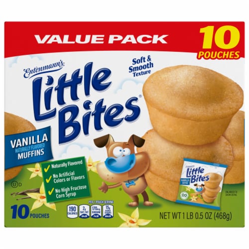 Entenmann's Little Bites Vanilla Mini Muffins Perspective: bottom
