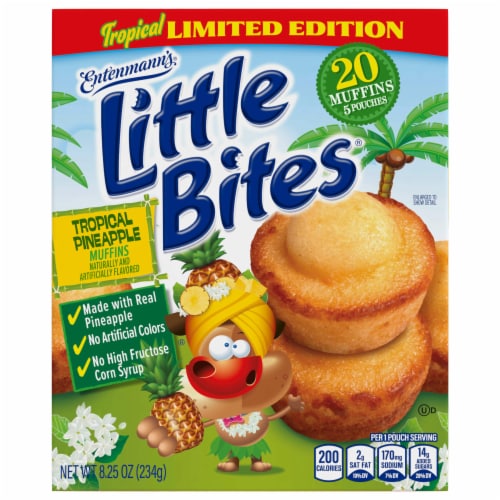 Entenmann's Little Bites Tropical Pineapple Mini Muffins Perspective: bottom