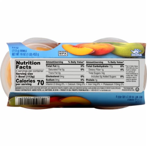 Harris Teeter™ Mixed Fruit Cups Perspective: bottom