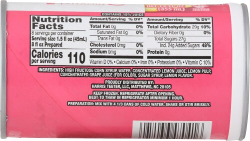 Harris Teeter™ Frozen Pink Lemonade Concentrate Perspective: bottom