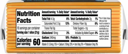 Harris Teeter™ Wrapped Cheese Singles 16 Count - 12 Ounces Perspective: bottom