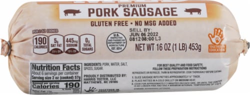 Harris Teeter™ Mild Premium Pork Sausage Perspective: bottom