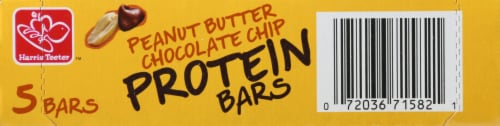 Harris Teeter™ Gluten Free Peanut Butter Chocolate Chip Protein Bars Perspective: bottom