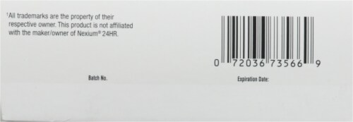 Harris Teeter™ Esomeprazole Magnesium Acid Reducer Capsules Perspective: bottom