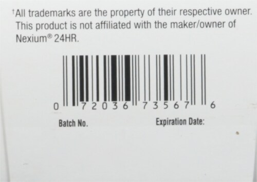 Harris Teeter­™ Esomperazole Magnesium Capsules Perspective: bottom