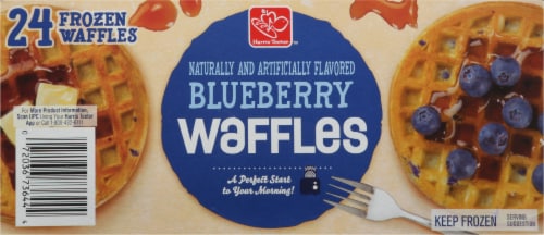 Harris Teeter™ Blueberry Waffles Perspective: bottom