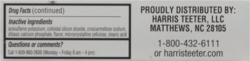 Harris Teeter™ Multi System Relief Anti Diarrhea/Ani Gas Loperamide Simethico Tablets Perspective: bottom