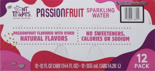 HT Traders® Passionfruit Flavored Sparkling Water Cans Perspective: bottom