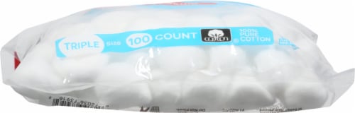 Harris Teeter™ Hypoallergenic Triple Size Cotton Balls Perspective: bottom