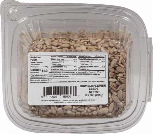 Harris Teeter Farmers Market™ Raw Sunflower Seeds Perspective: bottom