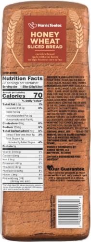 Harris Teeter® Honey Wheat Sliced Bread Perspective: bottom