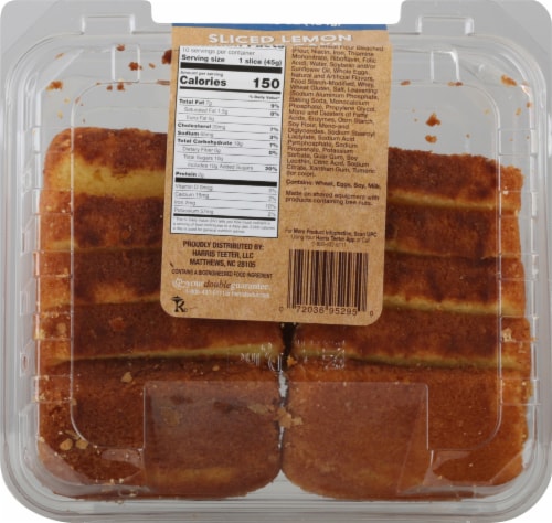 Fresh Foods Market Bakery Sliced Lemon Crème Sliced Cake Perspective: bottom