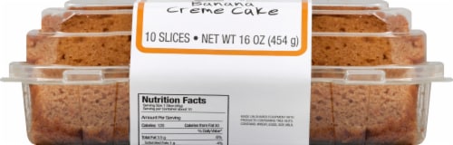 Harris Teeter Sliced Banana Creme Cake Perspective: bottom