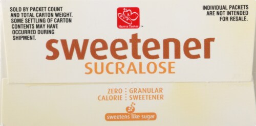 Harris Teeter™ Sucralose Zero Calorie Sweetener Perspective: bottom