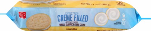 Harris Teeter Vanilla Creme Twist Tops Perspective: bottom