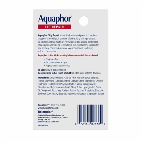 Aquaphor Lip Repair Perspective: bottom