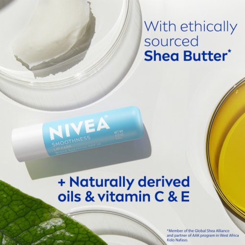 NIVEA Smoothness Lip Care SPF 15 Lip Balm Stick Perspective: bottom