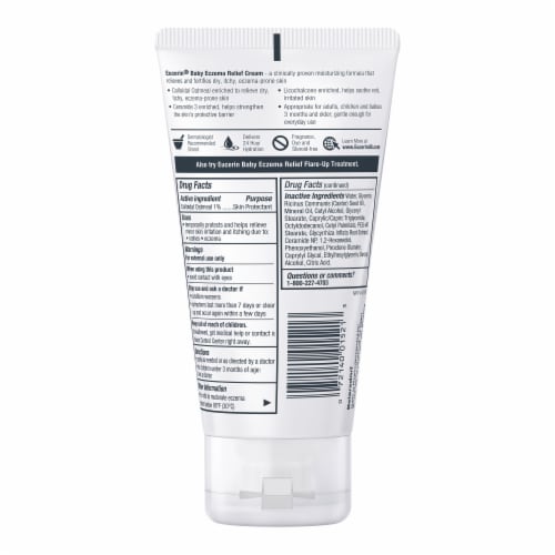 Eucerin Baby Eczema Relief Body Cream, Steroid & Fragrance Free For 3+ Months Of Age Perspective: bottom