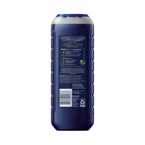 NIVEA MEN Maximum Hydration Body Wash Perspective: bottom