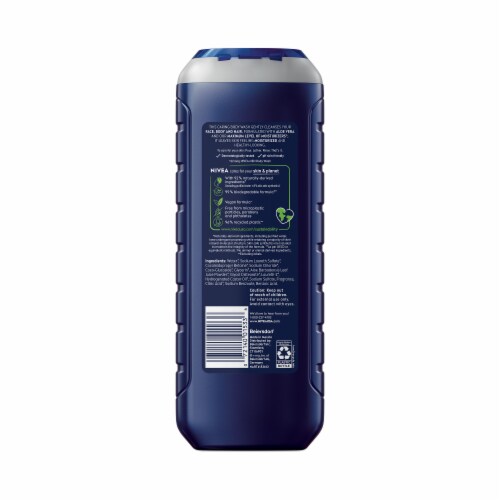 NIVEA MEN Maximum Hydration Body Wash Perspective: bottom