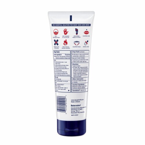Aquaphor Healing Ointment Advanced Therapy Skin Protectant, Dry Skin Body Moisturizer Perspective: bottom