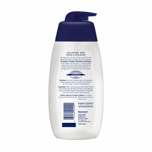 Aquaphor Baby Wash & Shampoo Pump Perspective: bottom