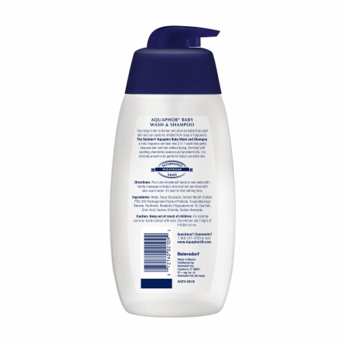 Aquaphor Baby Wash & Shampoo Pump Perspective: bottom