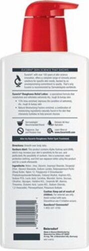 Eucerin Roughness Relief Body Lotion For Extremely Dry, Rough Skin Perspective: bottom