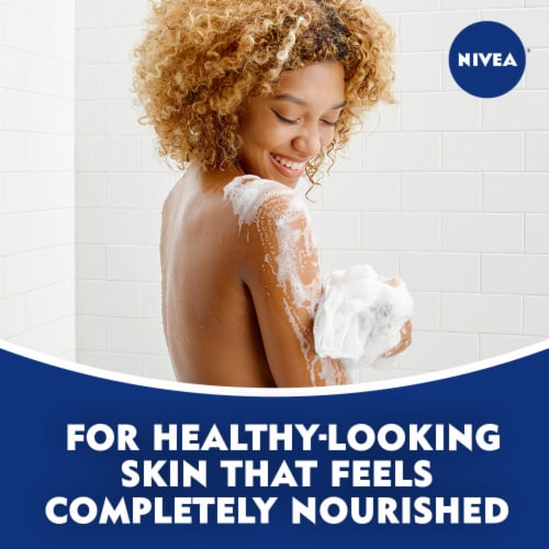 NIVEA Nourishing Shea Butter Care Body Wash with Nourishing Serum Perspective: bottom