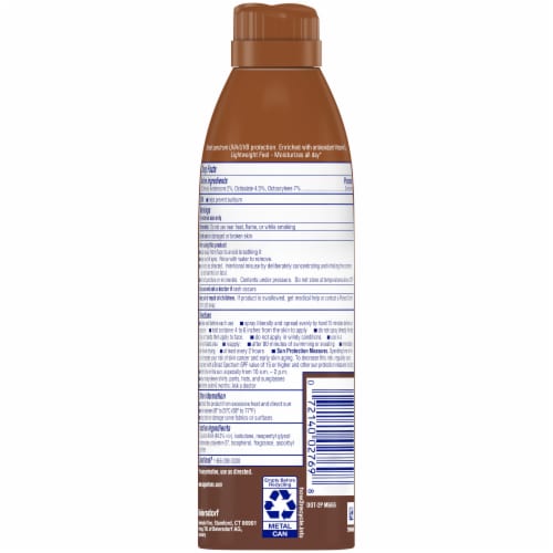 Coppertone Tanning Sunscreen Spray, Spf 15 Broad Spectrum Tanning, Water Resistant Perspective: bottom