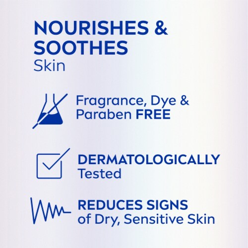 NIVEA Sensitive And Radiant Body Lotion For Sensitive Skin, Unscented Body Lotion Perspective: bottom