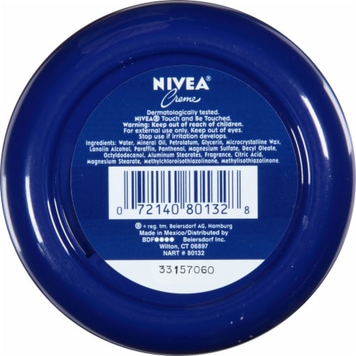NIVEA Creme Body, Face and Hand Moisturizing Cream Perspective: bottom