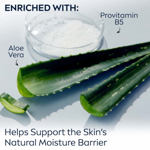 NIVEA MEN Maximum Hydration Moisturizing Face Wash with Provitamin B5 and Aloe Vera Perspective: bottom