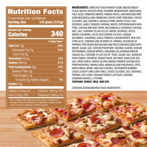 Freschetta Three Meat Medley Brick Oven Crust Frozen Pizza Perspective: bottom