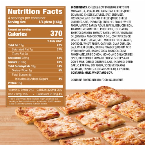 Freschetta Five Cheese Brick Oven Crust Frozen Pizza Perspective: bottom