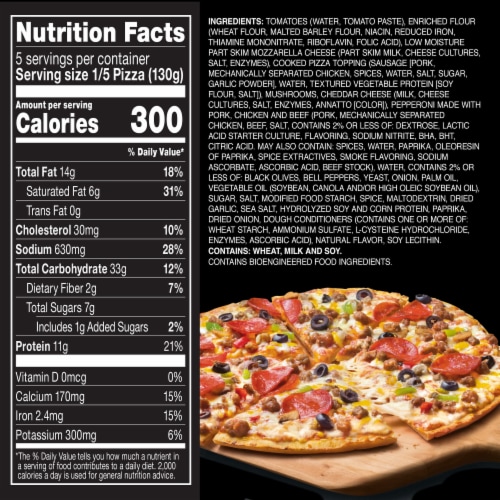Red Baron Special Deluxe Classic Crust Frozen Pizza Perspective: bottom