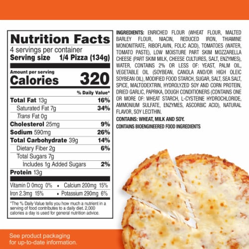 Tony's Cheese Pizzeria Style Crust Frozen Pizza Perspective: bottom