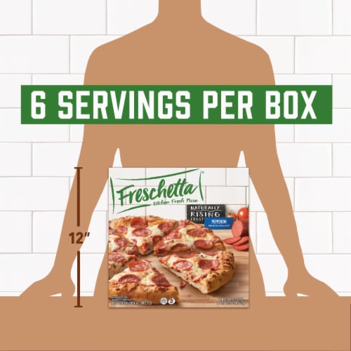 Freschetta Pepperoni Naturally Rising Crust Frozen Pizza Perspective: bottom